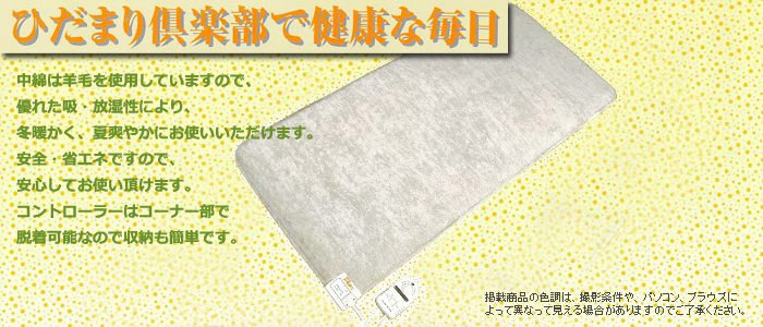 家庭用電気治療器(電位・温熱治療器):ひだまり倶楽部